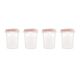 MINILAND SET 4 HERMISIZED 250 ML BLUSH - Σετ Φαγητού, Μπολάκια, Πιατάκια Φαγητού στο Oneirokosmos