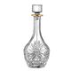 Novaker Κρυστάλινη Καράφα με Χρυσή Ρίγα Oasis 1000ml ΚΜ15 - Καράφα Γάμου στο Oneirokosmos