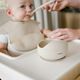BabyOno Μπολ σιλικόνης με βεντούζα Μπεζ BN1481/04 - Σετ Φαγητού, Μπολάκια, Πιατάκια Φαγητού στο Oneirokosmos