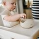 BabyOno Μπολ σιλικόνης με βεντούζα Μπεζ BN1481/04 - Σετ Φαγητού, Μπολάκια, Πιατάκια Φαγητού στο Oneirokosmos