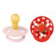 Bibs Πιπίλα Latex Studio Colour Polka Candy Apple / Blossom 2τμχ. Νο1 11034103 - Πιπίλες στο Oneirokosmos